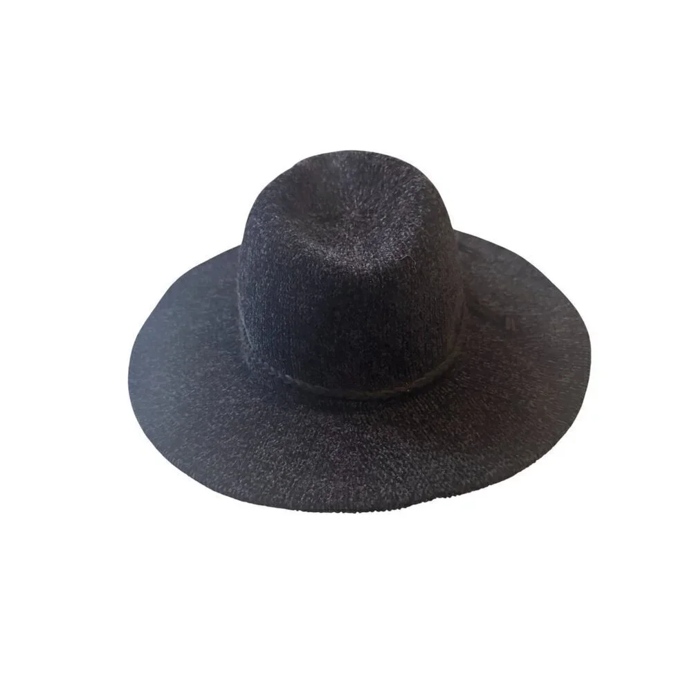 Britts Knits Getaway Foldable Hat Wool Wide Brim Fedora Hat With Braided Band